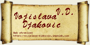 Vojislava Đaković vizit kartica